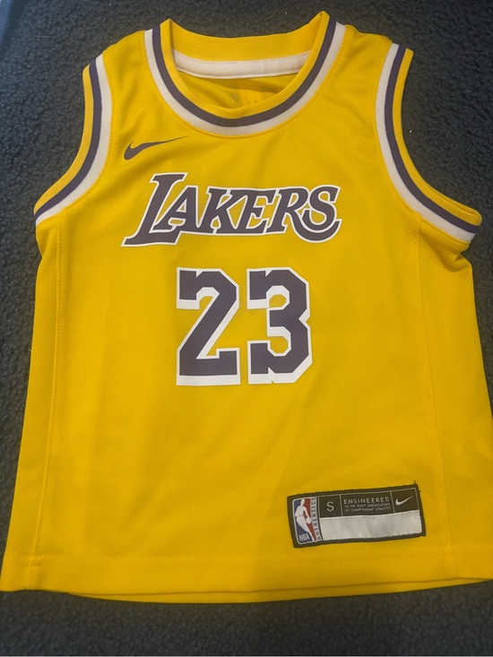 Nike Other - Nike Yellow & Purple Lakers #23 Basketball Jersey